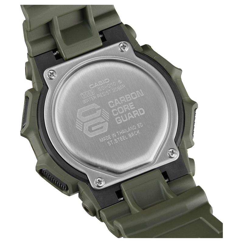 CASIO GD-010 series 200m waterproof Quartz resin strap unisex gray dial GD-010-3 серый