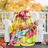 1pc W-Winx Club Theme Blanket - Digital Print, Polyester, Cozy for All Seasons, Perfect for Outdoor, and Travel