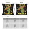 Pillow Cover Let'S Fiesta Party Printed Mexican Amigo Cinco De Mayo Sombrero Retro Trendy Pillow Case For Couch Sofa Bedroom