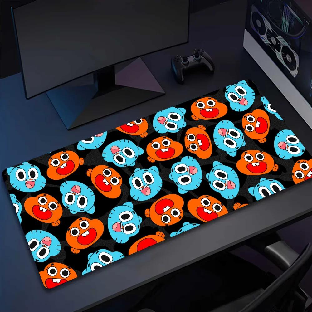 Mousepads Non-slip World Gumball of Lockedge Officetudent Gaming Anime Thickened Large Writing Pad Cushion Mouse Pad