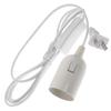 Pendant Light Socket E27 Hanging Lamp Power Cord Heat Resistant Plastic Lamp Accessory with Switch for Cafe Home Lounge