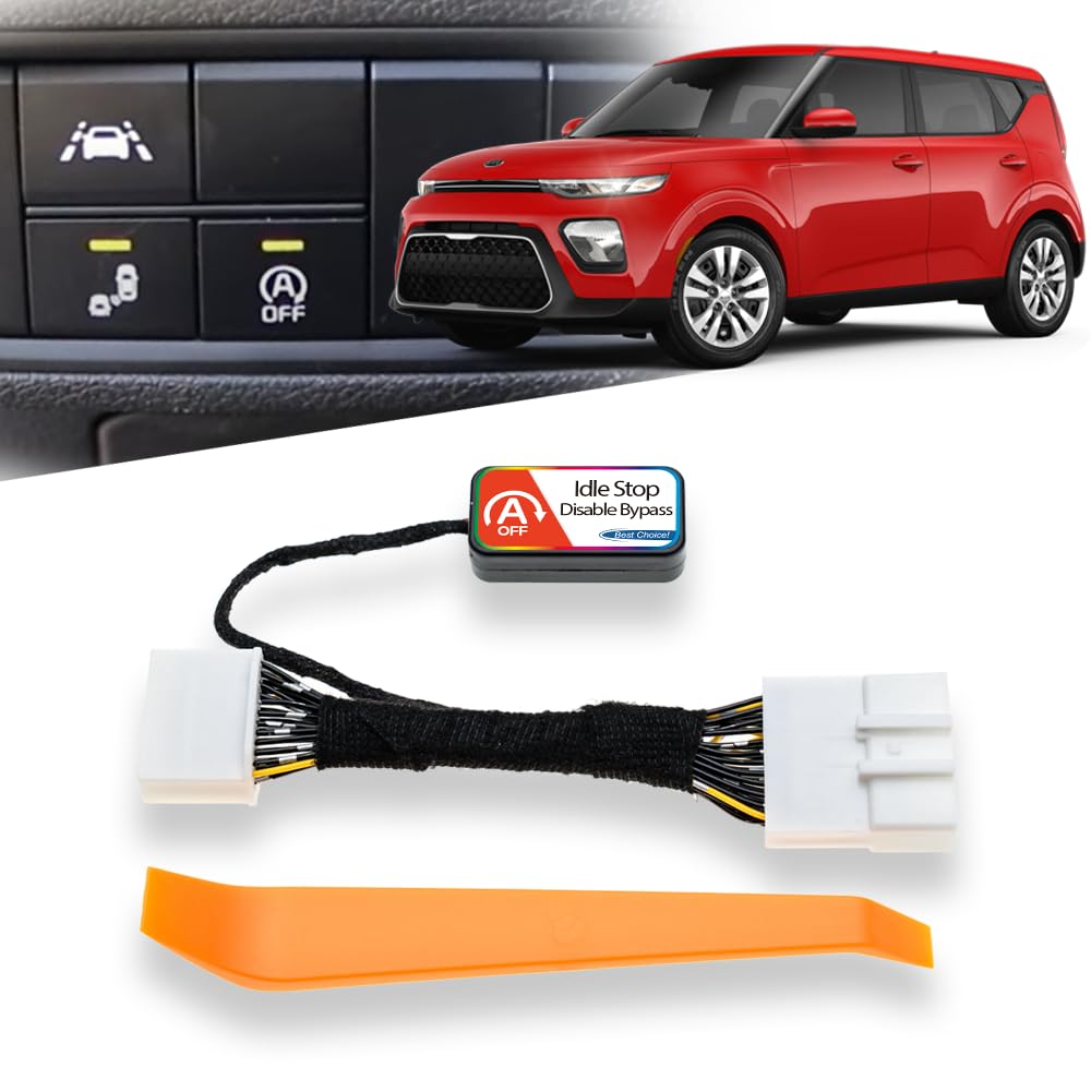 Auto Start Stop Eliminator for 2020 2021 2022 2023 2024 2025 Kia Soul Auto Stop Eliminator- Disable Auto Stop Start Idle Stop & Go Permanently, Enjoy
