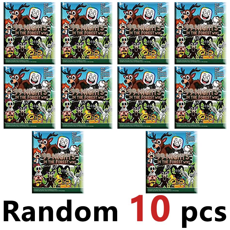 24 Stück 99 Nächte im Wald Actionfiguren Eule Hirsch Ziege Modell Spielzeug Horror Spiel Puppe Figuren Kindergeschenk