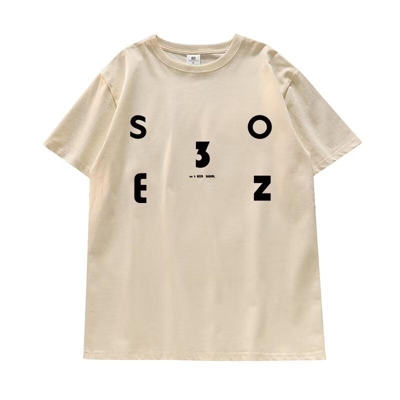 

Женская ретро хлопковая футболка с воротником и белыми буквами - Летний дизайн с коротким рукавом XXXL хизер серый