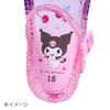 Sanrio Clear Summer Outing 178063 Sandales pour Enfants, Kuromi, 20cm, PVC pour Enfants, Chaussures,