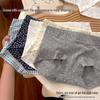 Polka Dot Floral Mid-Waist Cotton Underwear with Antibacterial Breathable Crotch - Women’s 10A.