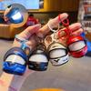Portachiavi Creativo Luminoso per Casco da Motociclista Ornamento Luce Notturna