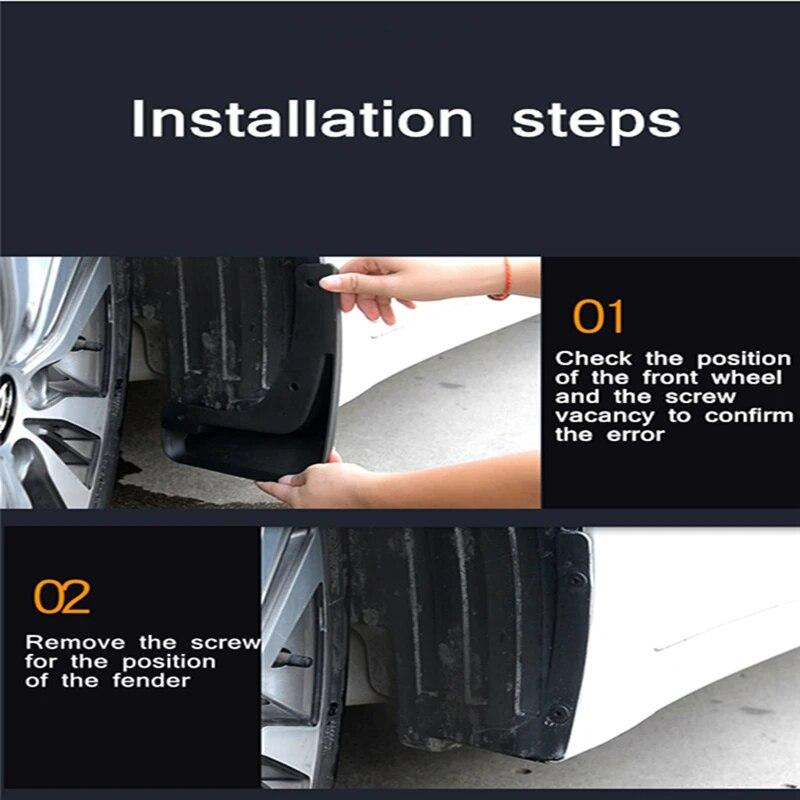 Car Accessories For Subaru Forester SK Car Mudguards Mud Flap Flaps Splash Guards Fender Protection Cover 4pcs/set