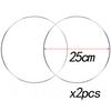 5/10/15/20/25cm Round Acrylic Cake Disks DIY Art Blank Board Cake Tool Tray Stand Cake Topper Decoration Tool Baking Accessories