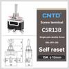 CNTD C5 Toggle Switch Self-locking 15A 250VAC Single Pole Double Pole Switch With Rainproof-cap Switches4