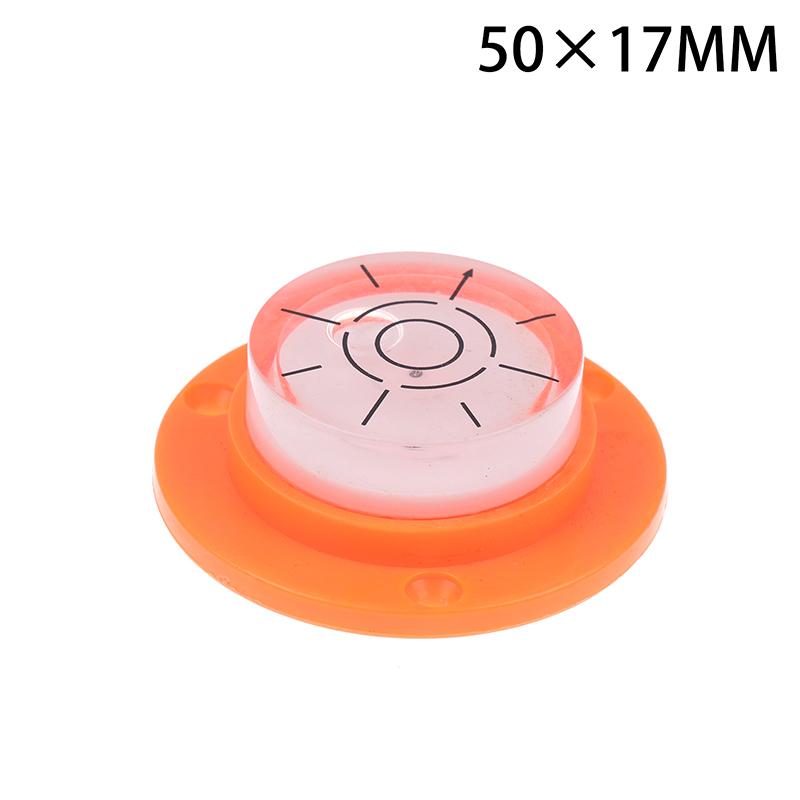 50*9/12/17Mm Round Horizontal Bubble Level High Precision Bubble Level Bulls Eye Horizontal Spirit Level For Desktop Wooden