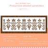 Retro Pattern Cake Decorating Embossing Template for DIY Lace and Spray Paint