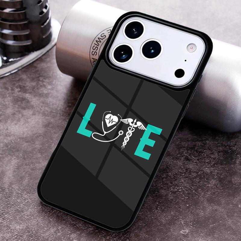 Nurse Medical Medicine Phone Case for iPhone 17 16 15 Pro Max Air 14 13 12 11 Plus Shockproof Capa Cover