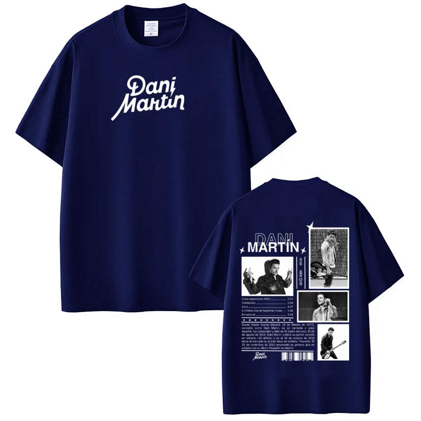 Rapper Dani Martin Album Tour 2026 Druck T-Shirts Herren Damen Hiphop T-Shirts Baumwolle Mode Kurzarm T-Shirts Streetwear