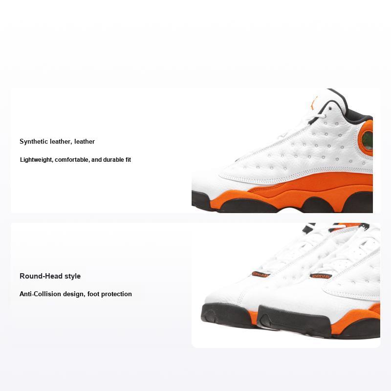 Детские кроссовки Air Jordan 13 Retro GS Starfish Оранжевый Белый Черный DJ3003-108 35.5