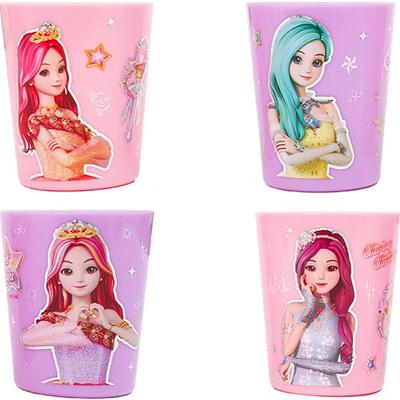 Secret Jouju Children's Magic Wand Cup PP113 4-piece Set, Mixed Colors, 1 Set