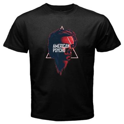 American Psycho Horror Movie Logo Black Unisex T-shirt