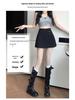 Women’s Summer High Waist A-line Skirt - 2025 Fashion Irregular Slim Fit Midi Skirt