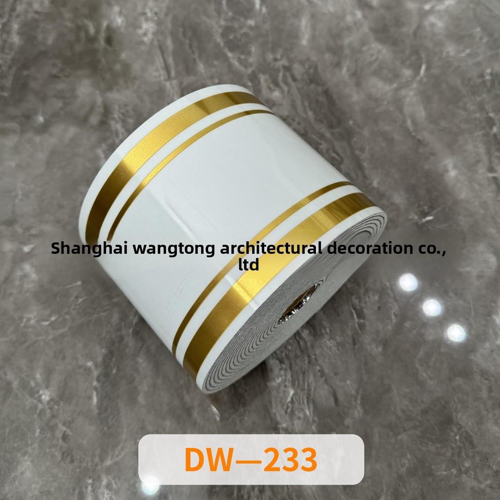 Silná role, Tapeta s panelem z mramorových dlaždic v evropském stylu, Samolepicí PVC imitace cihly, DIY odnímatelná, Podlahová a nástěnná ochranná lišta