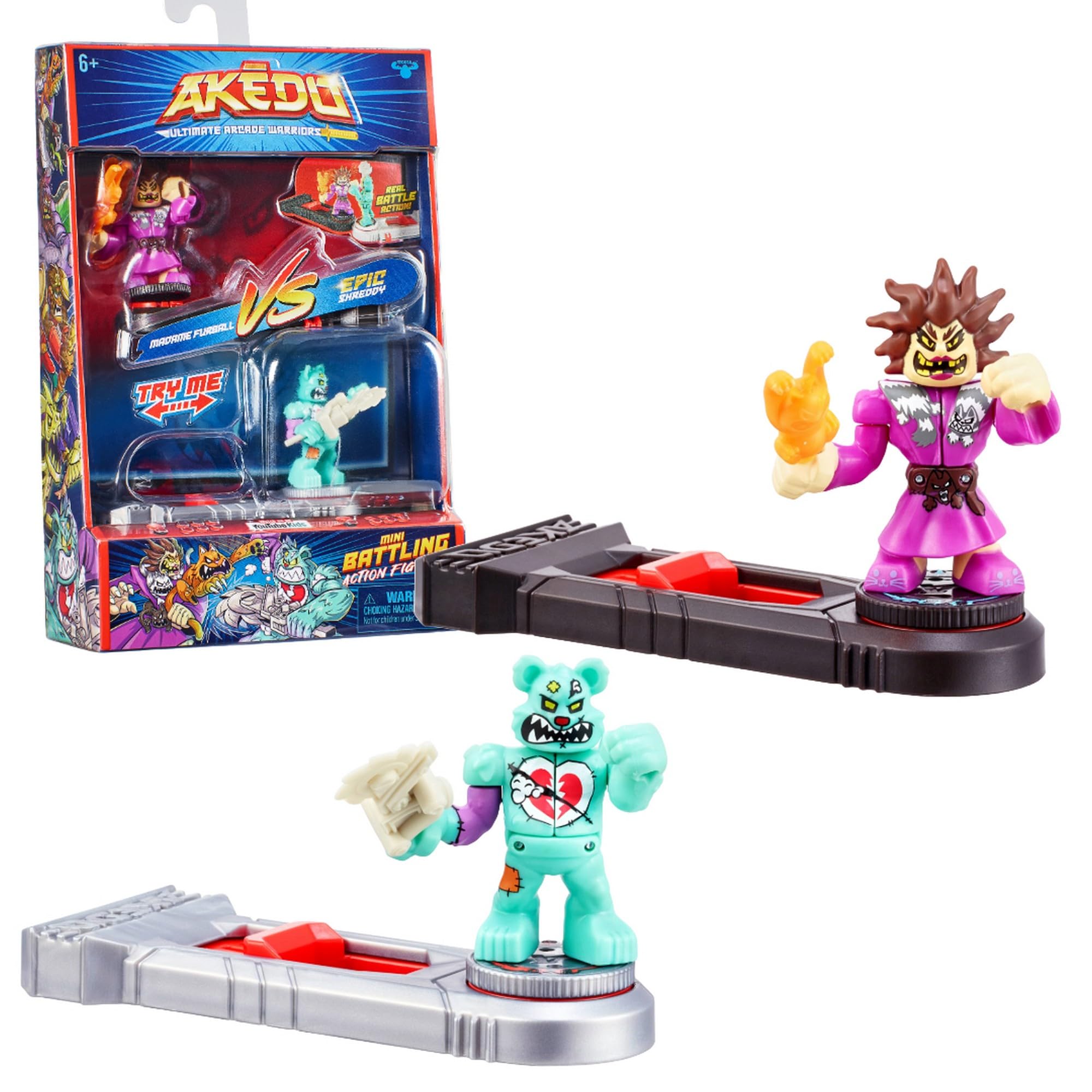 

Hassie Top-in AKEDO S2 [Official Japanese Product] Versus Pack (Epic Shady VS Madame Furball) ULTIMATE ARCADE WARRIORS