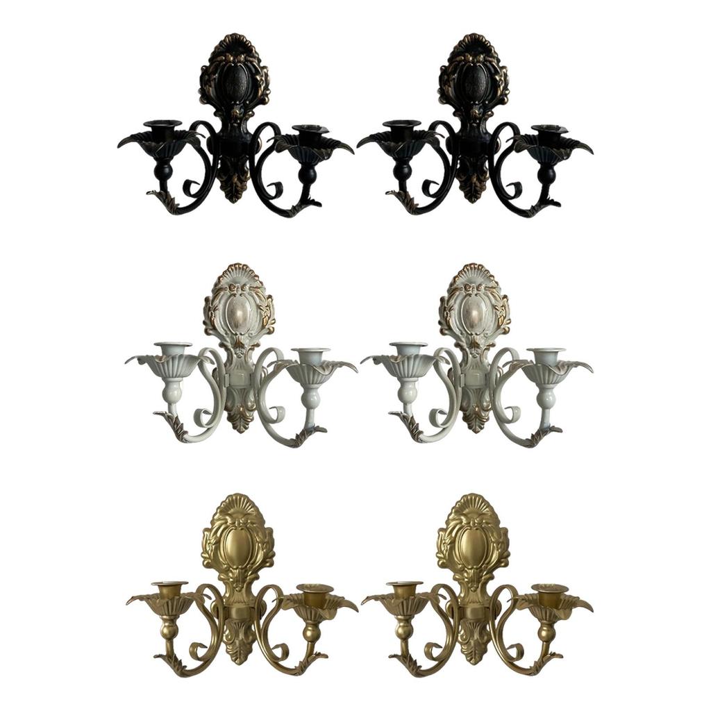 Candle Sconce, Candle Stand Decorative Candlestick Holder Wall Candle Holder for Wedding Party Anniversary Wall Decor
