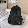 Star Print Student Schoolbag Women's Travel Lightweight Backpack