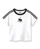 Geulapig Cherry Pick Semi-Crop Track Short Sleeve T-Shirt 6 Colors [Grse_6003]