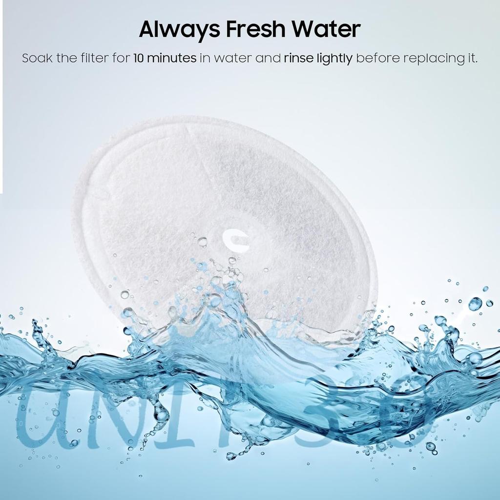 12 PCS Filter Unit 3.0 Pet Cat Kit Water Fountain Filters 2025 New Fit For E versweet Solo 2/Solo SE, E versweet 3 Pro/2S/3, Including Replacement