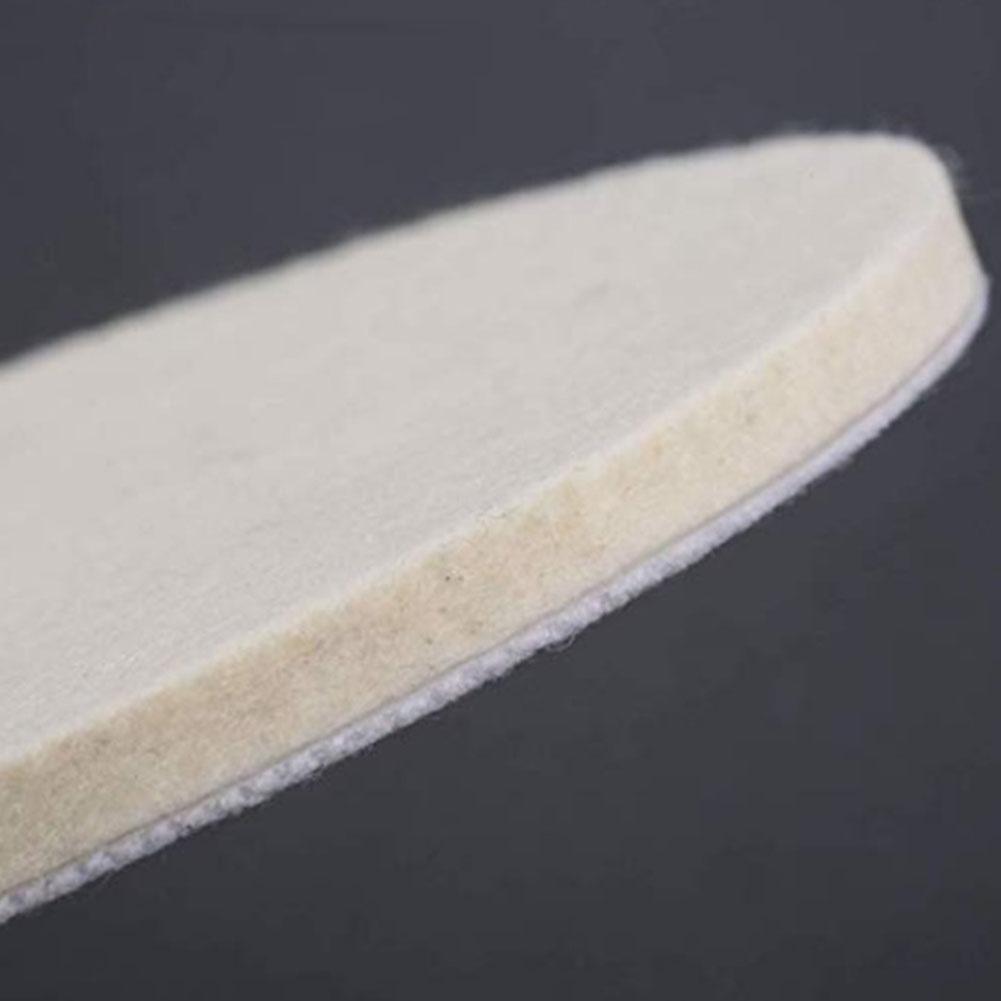Exceptional 80mm Wool Felt Grinding Discs 2pcs Pack for Metal Polishing