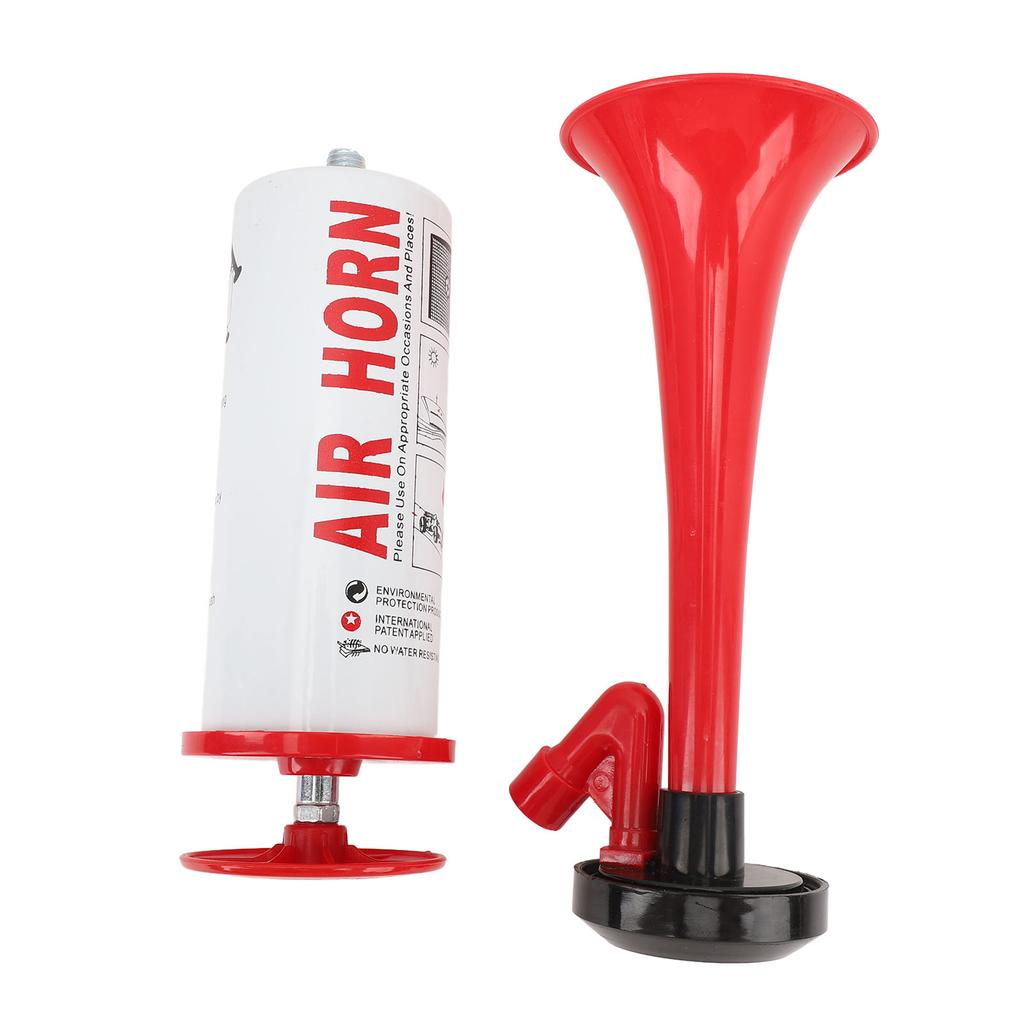 Reusable Air Horn Aluminum Loud Noise Maker Portable Handheld Air Pump Horn Marine Signal Safety