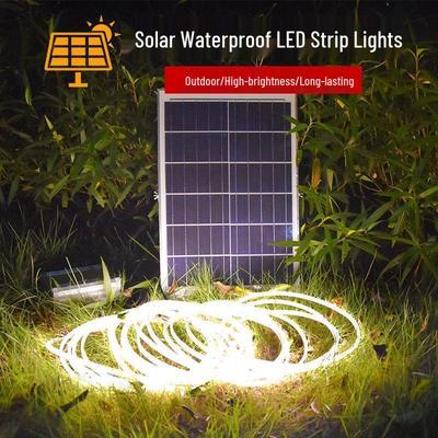 Super Bright Waterproof Solar LED Outdoor Strip Lights for Gardens, Balconies, and Villas