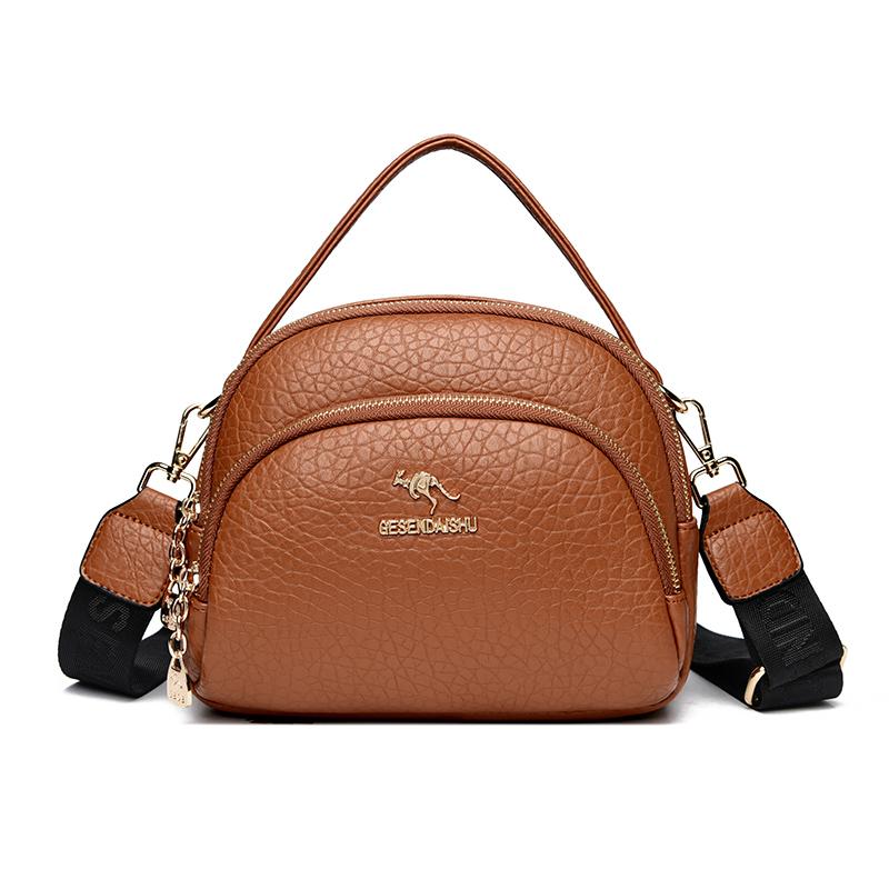 

Сумка из натуральной кожи для женщин, круглая сумка-мессенджер, мягкая кожаная сумка через плечо, роскошная женская сумка, модная