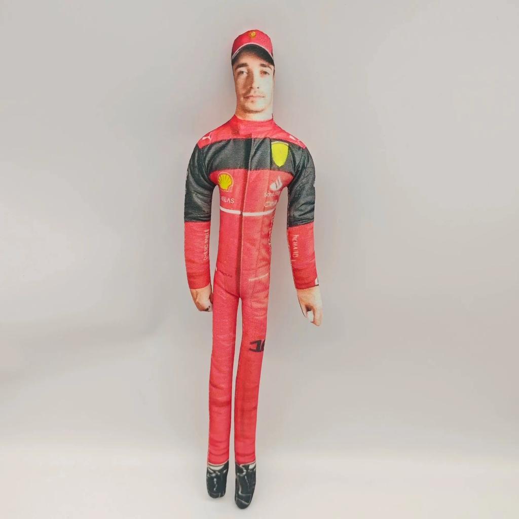 28cm George Russell Plüschtier mit Skelett-Körper, formbare weiche Puppe für Rennsport-Fans, Sammlerstück, Autodekoration