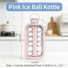 2-In-1 Folding Ice Maker Water Bottle Ice Hockey Grid Mold Reusable Silicone Ice Cube Tray For Whiskey Drinks Kitchen Bar Tool