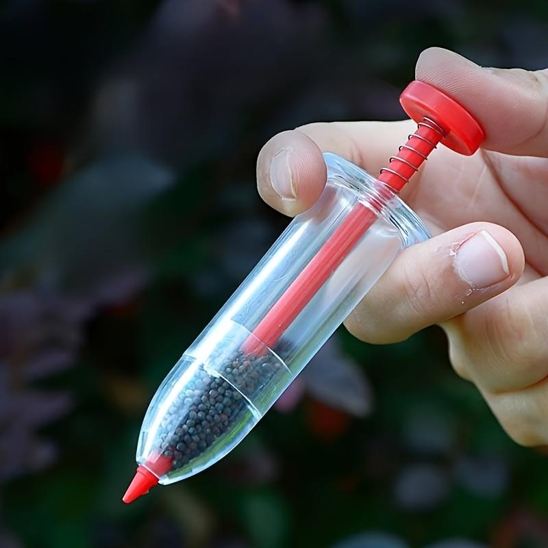 

Мини-дозатор для посадки, ручной инструмент для посева, переносной цветочный горшок, инструменты для посадочного набора, садовые принадлежности красный