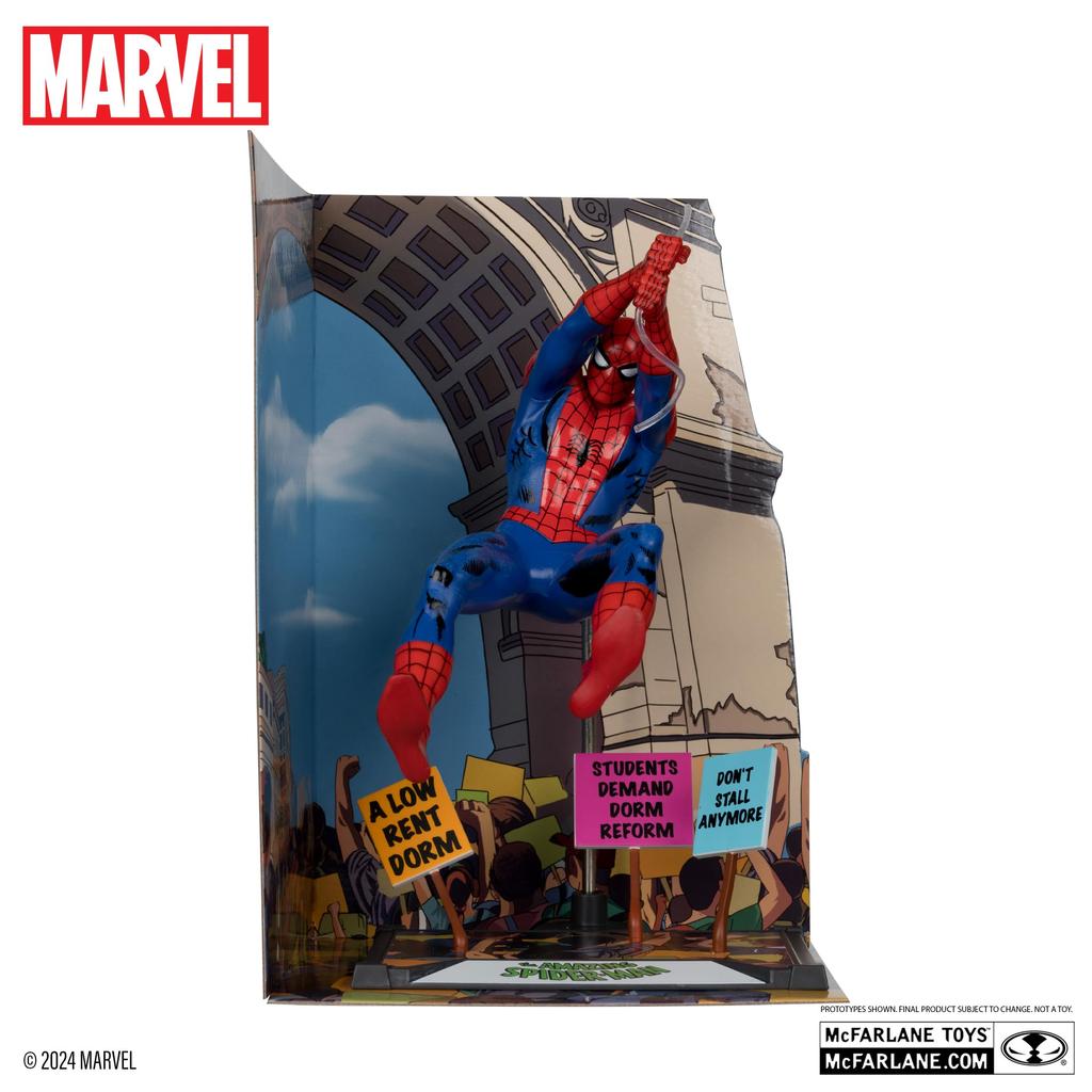 Marvel Comics Romita Amazing Scale Scene Figure Spider-Man (John Sr./The Spider-Man Vol.1#68) #006 1/10