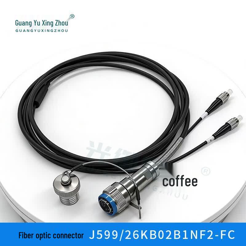 Armored 2-Core Single-Mode Field Fiber Optic Cable Assembly