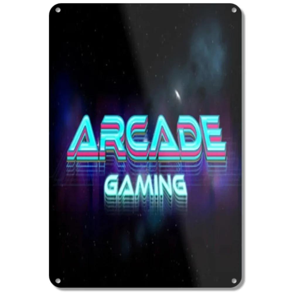 Arcade Game Reproduction Metal Sign Vintage Wall Plates Decor Retro Metal Poster Wall Tin Plates