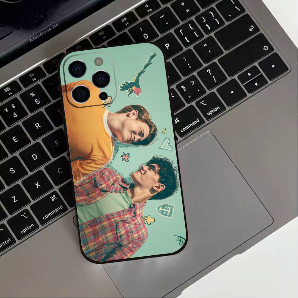 W-Warm New H-Heartstopper Movie  Phone Case For iPhone 17,16,15,14,13,12,11 Plus,Pro Max,XS,Soft Silicone Black Cover
