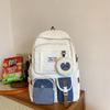 A Large Capacity Korean Style Instagram Trendy Schoolbag for Junior and Senior High School Girls  A Lightweight Travel Backpack