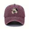 Cat Pattern Design for Four Seasons Leisure and Sports Sunshade Hat Fun Baseball Hat for Men and Women Outdoor Travel