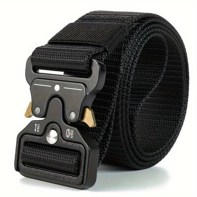 Multi-functional Outdoor Belt, Mountaineering Belt with Carabiner, Outdoor Accessories for Men