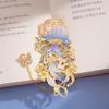 Ocean Theme Bookmark Elegant Metal Bookmark Marine Animals Bookmark  For Gift For Friends Reading Study