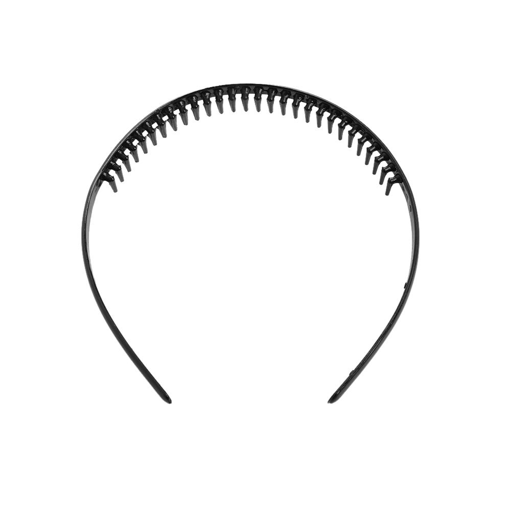 1/2 Pcs Clothing Black plastic Men Hair Clip Sports Hairband Soccer Headband Toothed