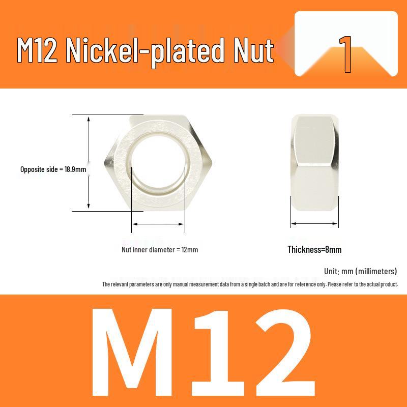 Hex Nut & Washer Set with M4*16 Self-Tapping and M6*16 Screws