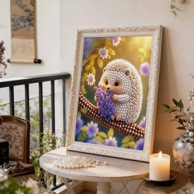 5D DIY Rahmenloses Perlenmalerei Dachsmuster Malset, Geeignet für Wohnzimmer, Schlafzimmer und andere Wanddekoration Kunstgemälde