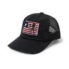 BADLANDS FLAG TRUCKER CAP - BLACK