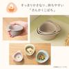 Combi Baby Tableware "Pakka!" Fun Triangle Tableware Set Bloom - 8-piece Set, Perfect for Preparing for a New Baby or As a Gift! [Released November 20