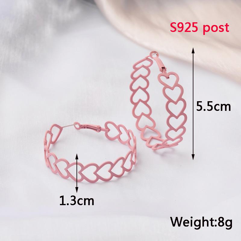 

Розовые висячие серьги для женщин, корейская мода, цветок, длинные висячие серьги, подвески в виде бабочки и сердца, серьги-капли с закруткой