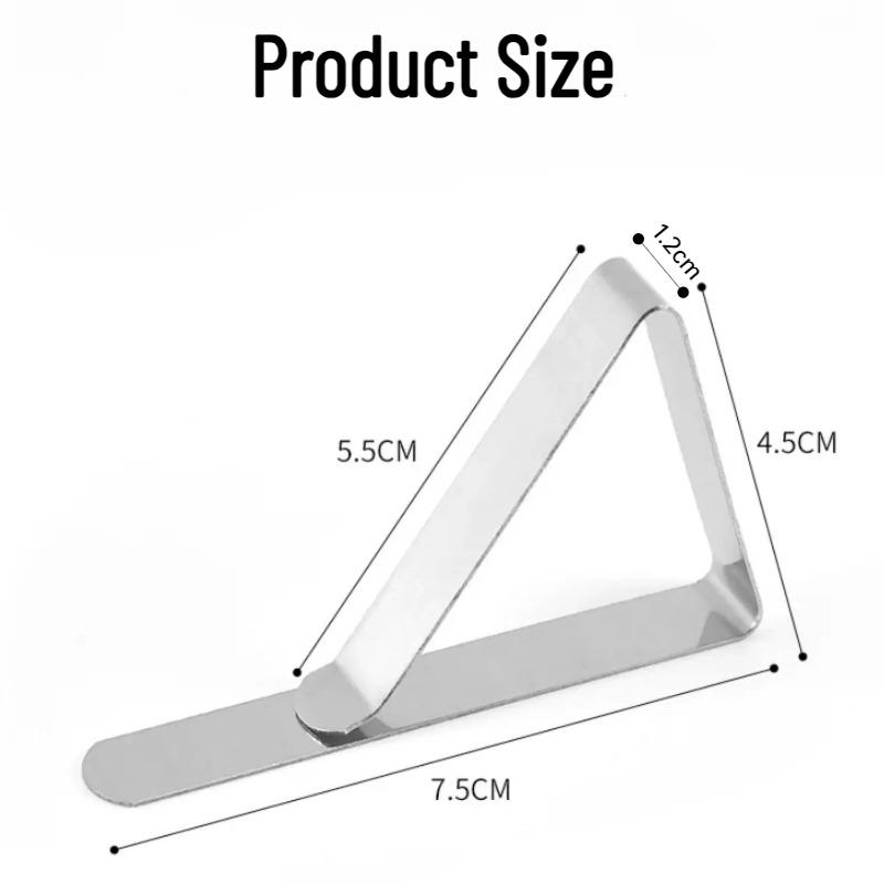 12Pcs Tablecloth Clips-Picnic Table Cloth Clips-Stainless Steel Table Cloth Cover Clamps-Table Clips for Weddings Party